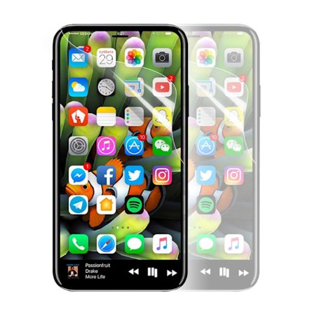 iPhone X Display film - Genomskilnigt