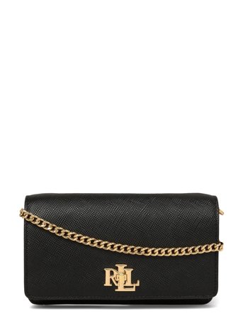 Crosshatch Crossbody Turn-Lock Tech Case Black Lauren Ralph Lauren