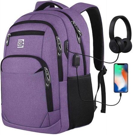 Laptop Ryggsekk Ryggsekker Skolesekk Vanntett Laptop Veske-FA11-