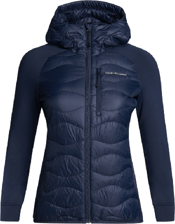 Peak Performance Women's Helium Down Hybrid Hood Women middle-layer down jackets Blue S