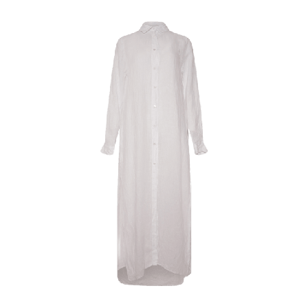 Tiffany Abbey, Dress, Linen - White Klänningar Dam Vit S/M