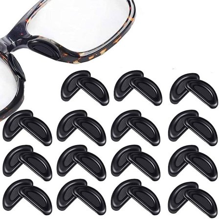 15 par næsepuder - Silikone brille næsepuder - Næsepuder - Brille næsepuder - Selvklæbende puder - Unisex