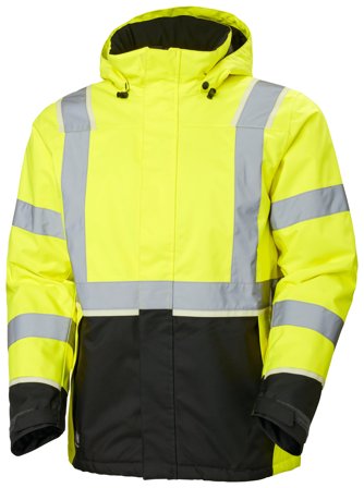 Helly Hansen Workwear UC-ME 71355_369 Vinterjakke varsel, gul/svart Varsel, Gul/Svart, Klær