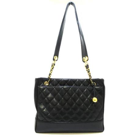 Chanel Vintage Pre-owned Tote Bags Sort, Dame Vintage Tasker, Størrelse: ONE Size