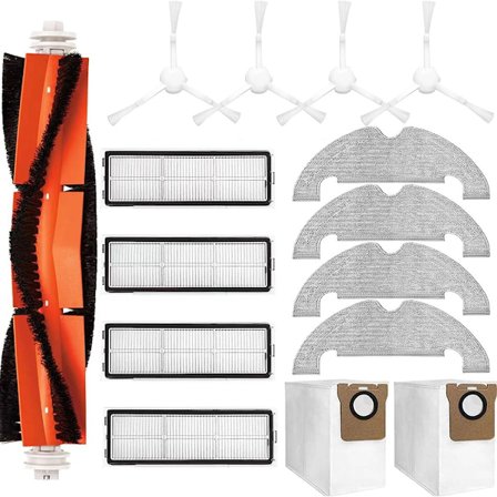 Tilbehørssæt til Dreame D10 Plus RLS3D robotstøvsuger - Filtre, klude