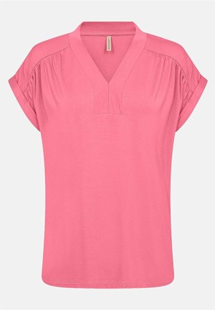 Soyaconcept - Jerseytop i lyocell i rosa til damer i størrelse S (38) - Cellbes