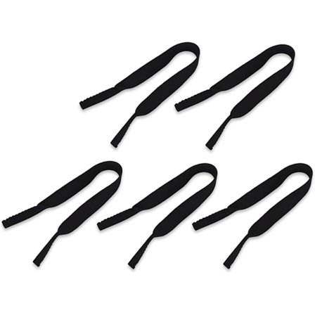 5 stk Sportsbrillebånd Elastiske brillebånd for sportsbriller, briller og solbriller