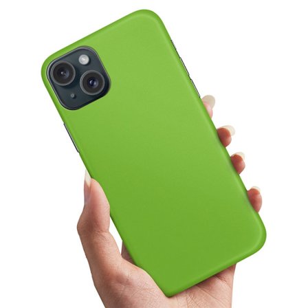 iPhone 15 - Skal/Mobilskal Limegrön