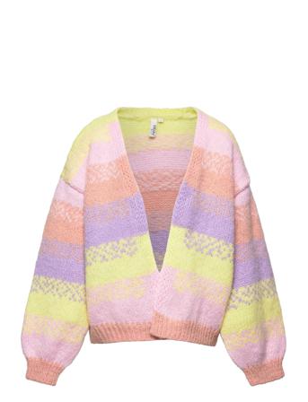 Lpnaya Ls Knit Cardigan Bc Tw Strikkegenser Cardigan Multi/mønstret Little Pieces