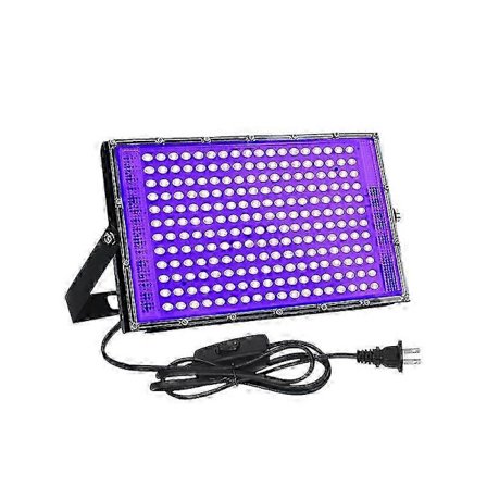 100W LED UV Svart Ljus, IP66, 395nm UV Lampa för Jul och Halloween