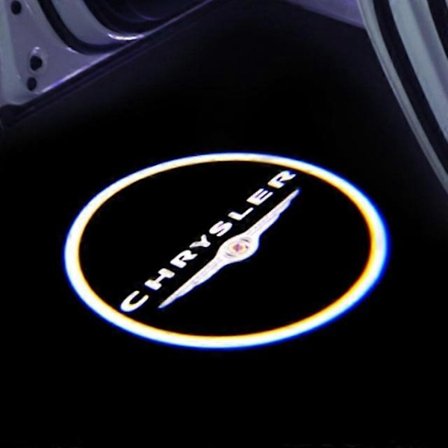 LED-auton oven tervetulovalo Logo Ghost Shadow -koristelamppu Chrysler 300 300c 200 Sebring FR JR JS Lancia Thema -tarvikkeille