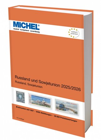 MICHEL - Rusland og Sovjetunion 2025/2026 - Frimærkekatalog
