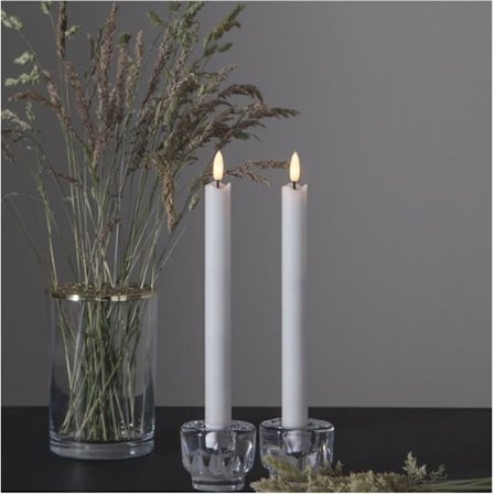 LED ANTILIGHT FLAMME / 2-Pack / 23 cm / Batteri / timer