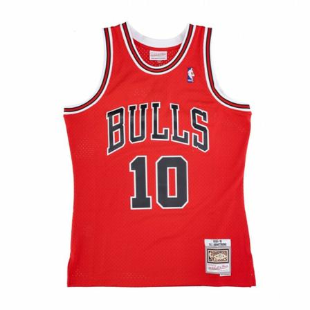 Mitchell & Ness basketball jersey man nba swingman hardwood classics no 10 bj armstrong chibul , Rood , Heren , Maat: S Shirts