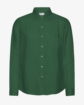 Linen Shirt - Emerald Green XL