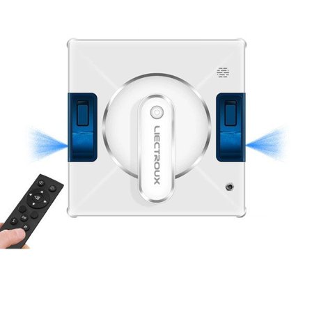 Robot fönster dammsugare dubbel vatten spray laser sensor auto glas våt mopp