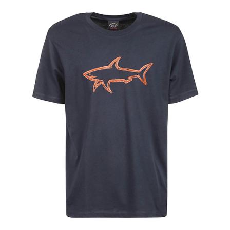 Paul & Shark, T-Shirts Blauw, Heren, Maat:L,Cotton