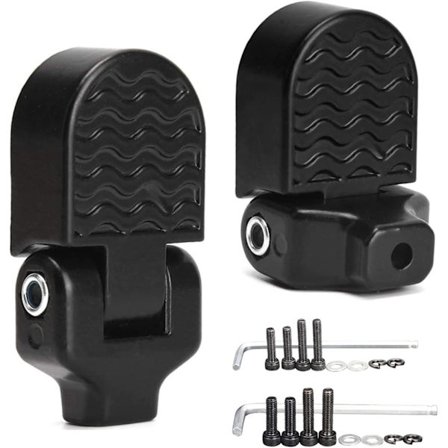 1 par Mini sykkel bakpedaler sammenleggbar baksete fotstøtte P