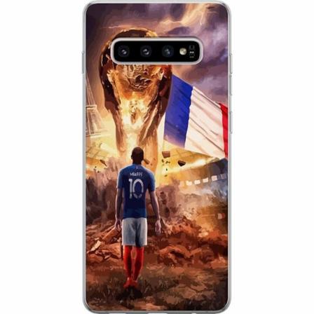 Samsung Galaxy S10+ Genomskinligt Skal Kylian Mbappé