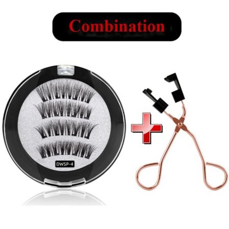 Magnetiske øyevipper med falske falske vipper sett DWSP-4 DWSP-4