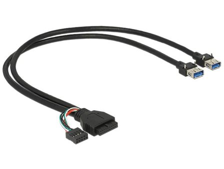 Delock USB-kabel - 45 cm