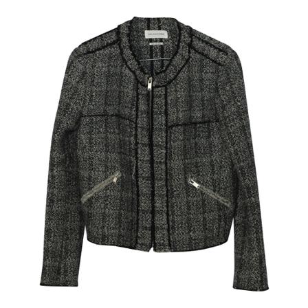 Isabel Marant Pre-owned Laura Boucle Jacket in Wool , Grijs , Dames , Maat: S
