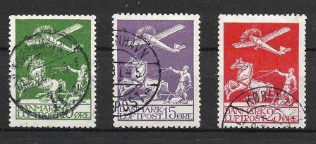 Danmark 1926 - AFA 144 - 146 - Stemplet
