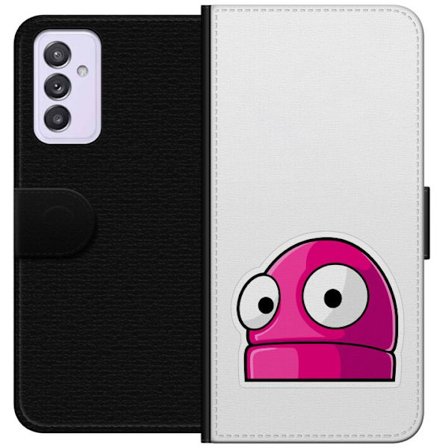 Kompatibel Tegnebogsetui til Samsung Samsung Galaxy A82 5G Rosa tegneseriefigur med store øjne i legende og humoristisk stil