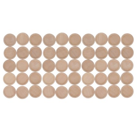 50 stk Runde Treanheng 30mm Ytre Diameter Runde DIY Platan Treanheng for Smykker