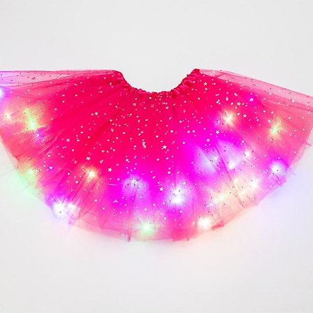 Led-valohelma Kukka Prinsessa Tutu Hame Keiju Asu Tytölle Valohame Hihna Hääjuhla Asu Cosplay