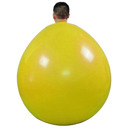 Kæmpe menneskelig ballon 91 cm runde balloner Ekstra Jumbo & Tyk kæmpe latexballon