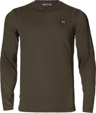 Härkila - Forest Hunter L/S T-Shirt t-paita - Hunting Green/Shadow Brown