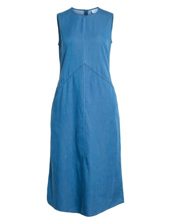 Vila | Vibista Denim S/L Midi Dress / Ls | 34