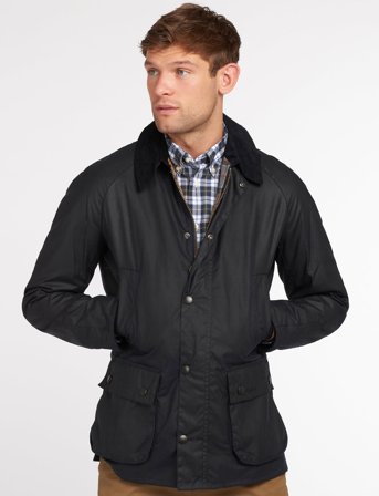 Barbour Barbour Ashby Wax Jacket - Navy - XXL
