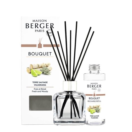 Maison Berger Paris Bouquet Parfumé Bouquet Cube Terre Sauvage 100ml - Diffusore di Profumo