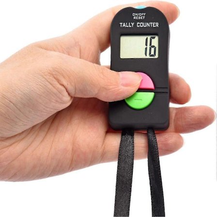 Handhållen Digital Klicker 4 Siffror för Virkningsvarv, Bussförare och Mer