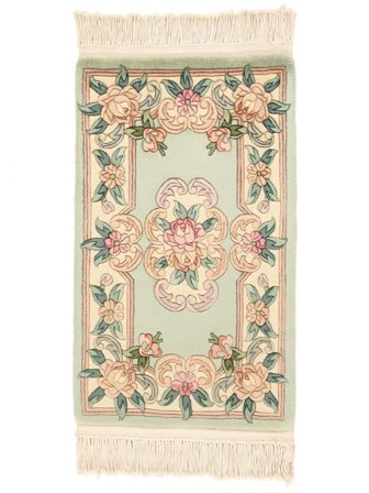 Medalionowy Mały Chińskie 90 Line Dywan 53X88 Wełna