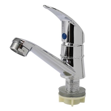 Badrums handfat krom finish enkel handtag blandare vattenkran CHK