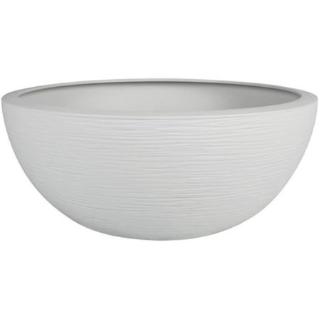 Pot væske Ø 40 cm - EDA - Graphit Up - 14,9 L - Indendørs / Udendørs - Ø 40 x H. 16,5 cm - Hvid Cérusé