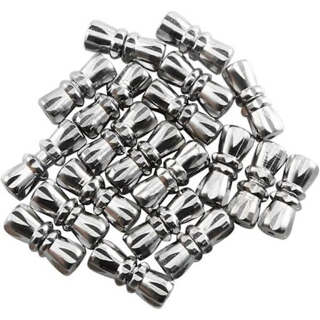 20 st Tunnskruvlås DIY-tillbehör för halsband armband smyckestillverkning Specialspänne Jordnötspänne[D]