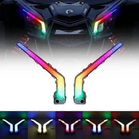 Laadukkaat etu-LED-päiväajovalot RGB-vilkkuvalolisävarusteet Can Am Maverick X3 XDS XRS Max Turbo R -malleihin