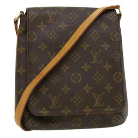 Louis Vuitton Vintage, Pre-owned Canvas louis-vuitton-bags Bruin, Dames, Maat:ONE Size