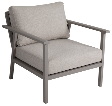 Brafab Samvaro Low Fåtölj Khaki/Sand, Utemöbler