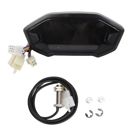 Motorcykel Instrumentpanel LCD Digital Display Multifunktionel Speedometer Odometer Tacho til Motorcykel