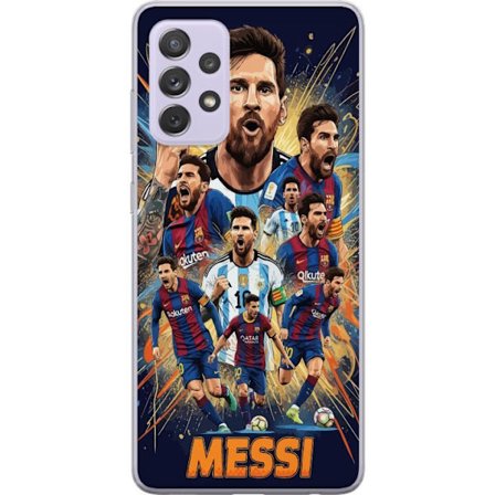 Yhteensopiva Puhelinkuori Samsung Samsung Galaxy A52s 5G Lionel Messi juliste Barcelona Argentiina jalkapallo legenda numero 10 MM GET jalkapalloilija