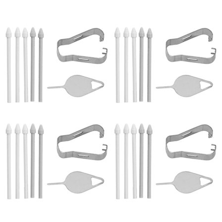 4 st Ersättningsspetsar för S Pen Enkel Installation Pennspetsverktyg kompatibelt med Samsung S21 Ultra