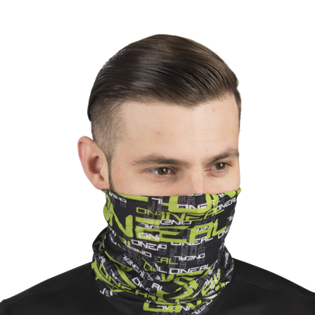 O'Neal Matrix Neck Warmer Black/Green Onesize