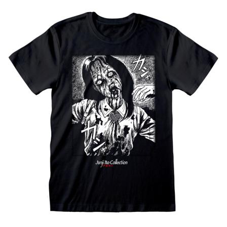 Junji-ito Unisex Blödande T-shirt För Vuxna Xl Svart/vit