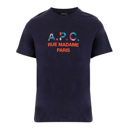 A.p.c., T-shirt Niebieski, Mężczyzna, Rozmiar: S