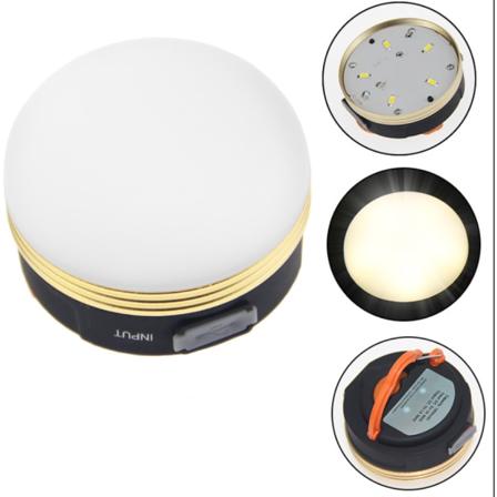 Campinglampe, COB bærbart lys, USB genopladeligt campinglys